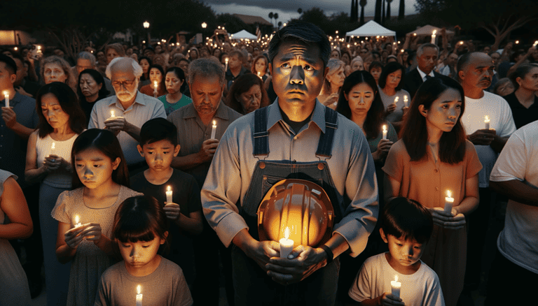 a somber candlelight vigil held outdoors during twilight (Image credit: Equip Insights)